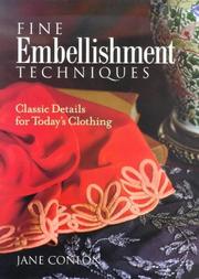 Cover of: Fine Embellishment Techniques by Jane Conlon