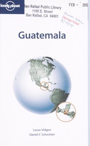 Cover of: Guatemala by Lucas Vidgen