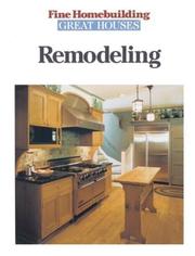 Cover of: Remodeling.