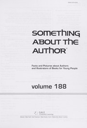 Cover of: Something About the Author v. 188 by 