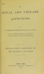 Cover of: On renal and urinary affections