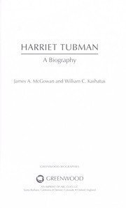 Cover of: Harriet Tubman by James A. McGowan