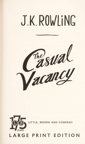 The casual vacancy