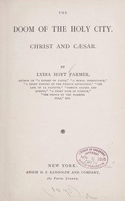 Cover of: The doom of the Holy City