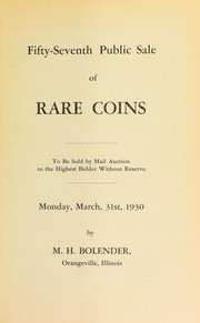 Cover of: Fifty-seventh public sale of rare coins