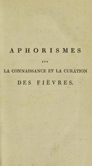Cover of: Aphorismes sur la connaissance et la curation des fi©·vres by Maximilian Stoll