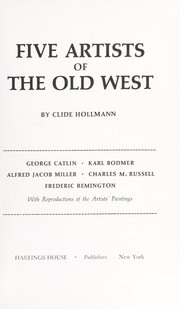 Cover of: Five artists of the Old West