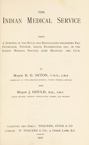 The Indian Medical Service by B. G. Seton