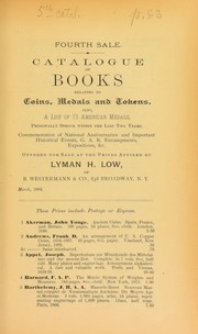 Cover of: Catalogue of Books relating to coins, medals, and tokens [Fixed Price List]