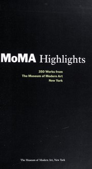 Cover of: MOMA highlights by The Museum of Modern Arts