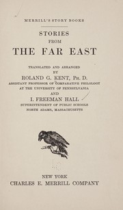 Cover of: Stories from the Far East by Roland G. Kent