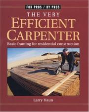 Cover of: The Very Efficient Carpenter by Larry Haun