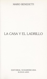 Cover of: La Casa y el Ladrillo by Mario Benedetti