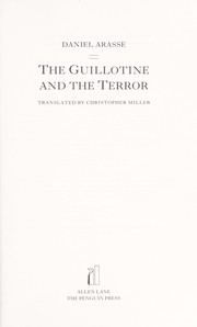 Cover of: The guillotine and the terror