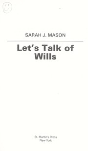 Cover of: Let's talk of wills