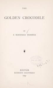 Cover of: The golden crocodile