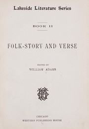 Cover of: Folk-story and verse
