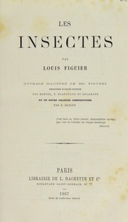 Cover of: Les insectes by Louis Figuier