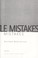 Cover of: Million little mistakes