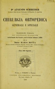 Chirurgia ortopedica by August Schreiber
