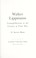 Cover of: Walter Lippmann, cosmopolitanism in the century of total war