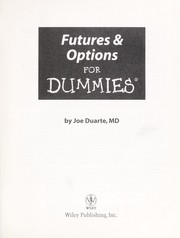 Cover of: Futures & options for dummies
