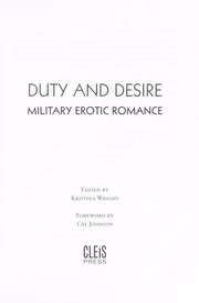 Cover of: Duty and desire: military erotic romance