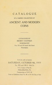 Cover of: Catalogue of a varied collection of ancient and modern coins
