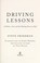 Cover of: Driving lessons