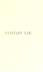 Sanitary law : a digest of the sanitary acts of England and Scotland by H. Aubrey Husband