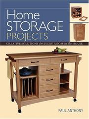 Cover of: Home Storage Projects: Creative Solutions for Every Room of the House