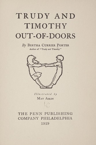cover of Trudy and Timothy out-of-doors
