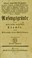 Cover of: Nikolaus Joseph Edlen von Jacquin's Anfangsgr©ơnde der medicinisch-practischen Chymie