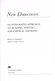 Cover of: New directions by Peter S. Gardner