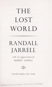 Cover of: The lost world. by Randall Jarrell