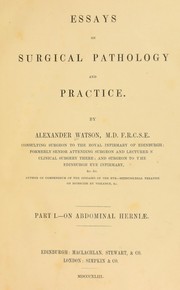 Cover of: Essays on surgical pathology and practice. Pts. 1-2