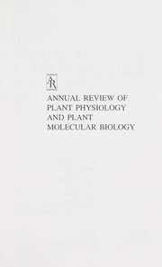 Cover of: Annual review of plant physiology and plant molecular biology.