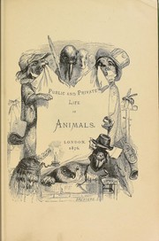 Cover of: Public and private life of animals