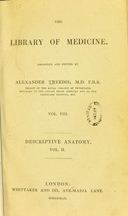 Cover of: Descriptive anatomy