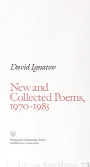 Cover of: New and collected poems, 1970-1985