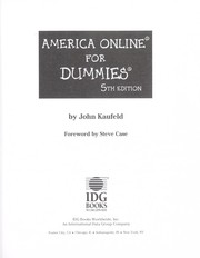 Cover of: America Online for dummies