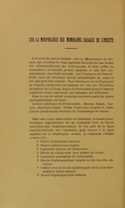 Cover of: Sur la morphologie des membranes basales de l'insecte by Charles Janet