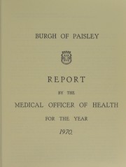 Cover of: [Report 1970]