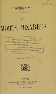 Cover of: Les morts bizarres