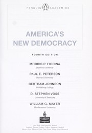Cover of: America' s new democracy by Morris P. Fiorina ... [et al.].