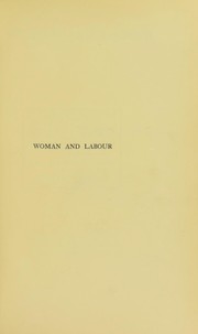 Cover of: Woman and labour | Olive Schreiner