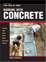 Cover of: Working with Concrete