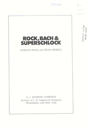 Cover of: Rock, Bach & superschlock by Harold Lawrence Myra