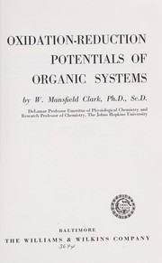 Cover of: Oxidation-reduction potentials of organic systems.