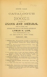 Cover of: Catalogue of books relating to coins and medals ...